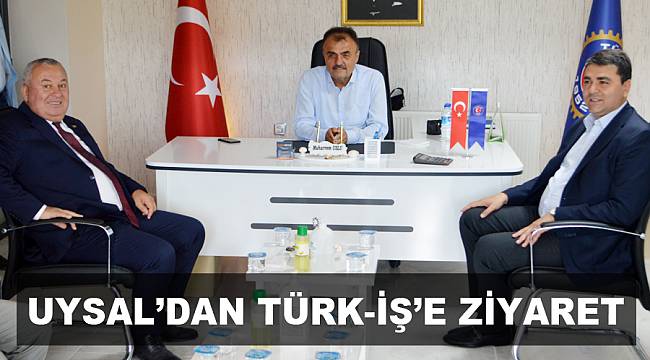 Demokrat Parti genel başkanı Uysal Türk-iş’i ziyaret etti