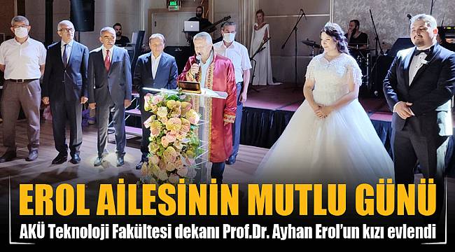 Erol ailesinin mutlu günü