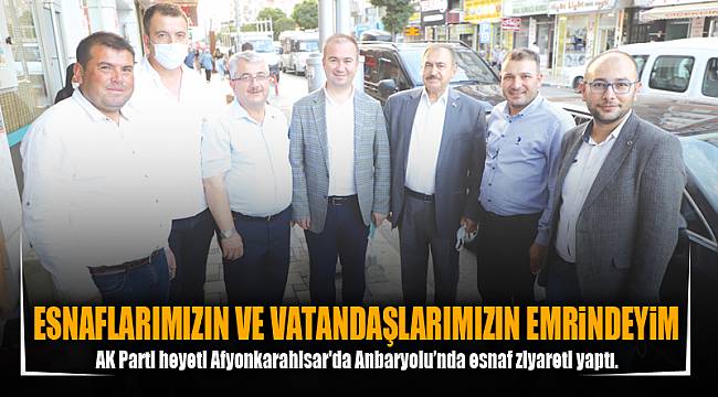 ESNAFLARIMIZIN VE VATANDAŞLARIMIZIN EMRİNDEYİM