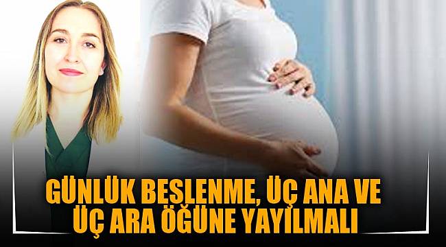 GÜNLÜK BESLENME, ÜÇ ANA VE ÜÇ ARA ÖĞÜNE YAYILMALI
