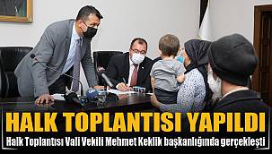HALK TOPLANTISI YAPILDI