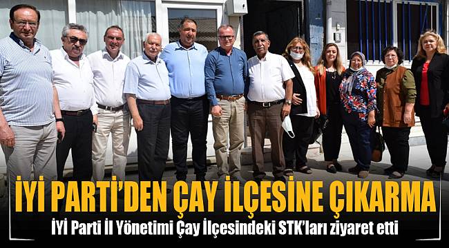 İYİ PARTİ’DEN ÇAY’A ÇIKARMA