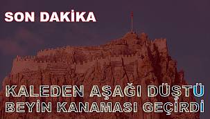 Kale eteklerinde alkol alırken aşağı düştü, beyin kanaması geçirdiğinden habersiz eve gitti 
