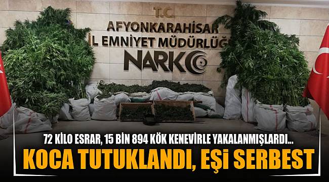 KOCA TUTUKLANDI, EŞi SERBEST