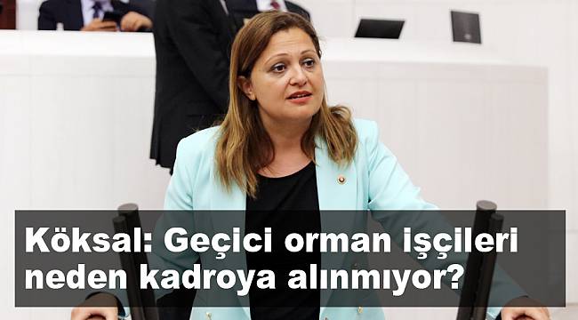 Köksal: Geçici orman işçileri neden kadroya alınmıyor?