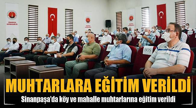 Köy ve mahalle muhtarlarına eğitim verildi