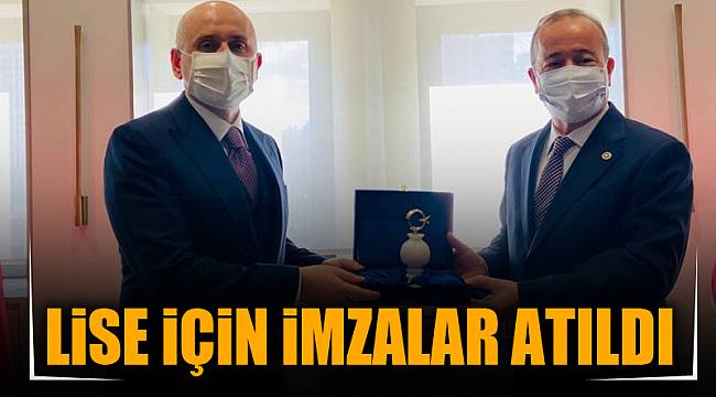 LiSE iÇiN iMZALAR ATILDI
