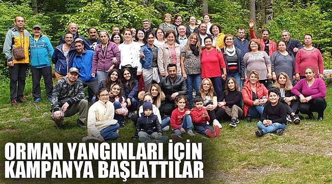 ORMAN YANGINLARI İÇİN KAMPANYA BAŞLATTILAR