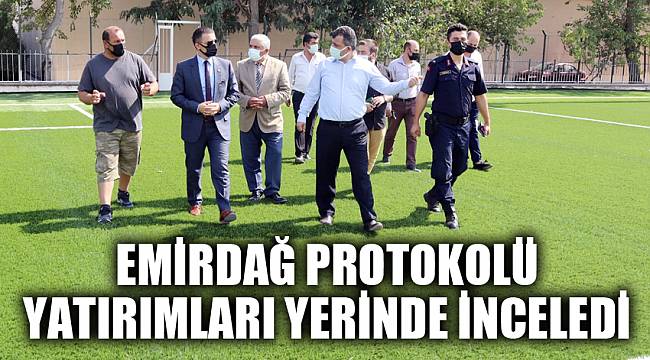 Protokol yatırımları yerinde inceledi