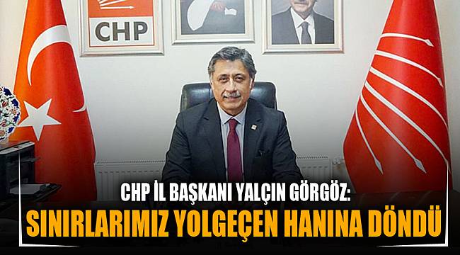 SINIRLARIMIZ YOLGEÇEN HANINA DÖNDÜ