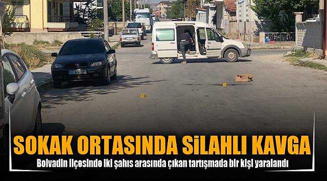 SOKAK ORTASINDA SiLAHLI KAVGA