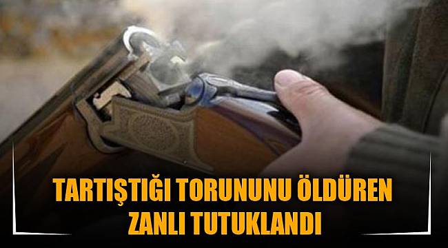 TARTIŞTIĞI TORUNUNU ÖLDÜREN ZANLI TUTUKLANDI