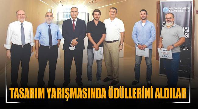 TASARIM YARIŞMASINDA ÖDÜLLERİNİ ALDILAR