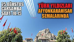 Türk Yıldızları Afyonkarahisar semalarında büyük zafer için uçacak 