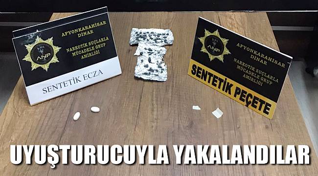 Üzerlerinde uyuşturucuyla yakalandılar