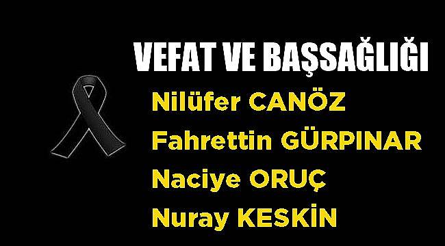 VEFAT & BAŞSAĞLIĞI