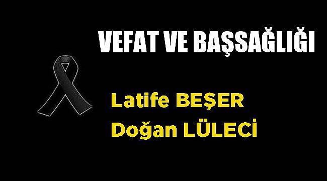 VEFAT & BAŞSAĞLIĞI
