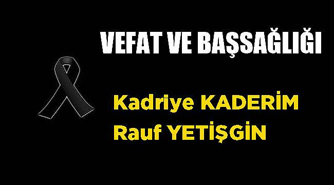 VEFAT & BAŞSAĞLIĞI