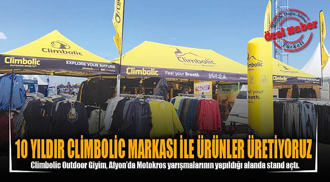 10 YILDIR CLİMBOLİC MARKASI İLE ÜRÜNLER ÜRETİYORUZ