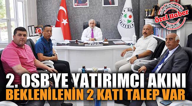 2. OSB’YE YATIRIMCI AKINI