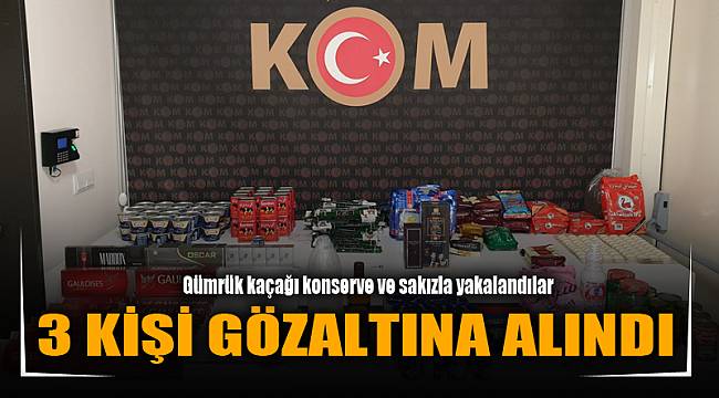 3 KİŞİ GÖZALTINA ALINDI