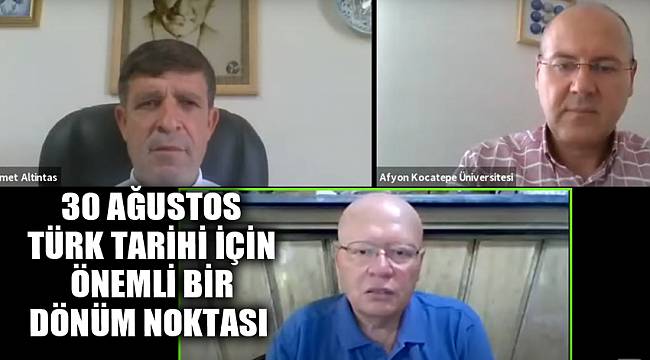30 AĞUSTOS TÜRK TARİHİ İÇİN ÖNEMLİ BİR DÖNÜM NOKTASI