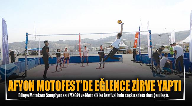 AFYON MOTOFEST’DE EĞLENCE ZİRVE YAPTI