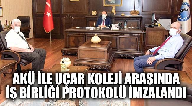 AKÜ ile Uçar Koleji Arasında İş Birliği Protokolü İmzalandı