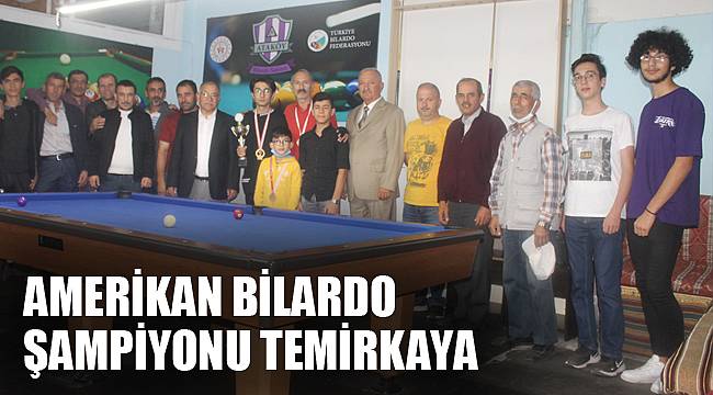 Amerikan bilardo Şampiyonu Temirkaya