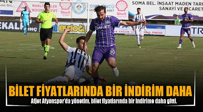 BİLET FİYATLARINDA BİR İNDİRİM DAHA
