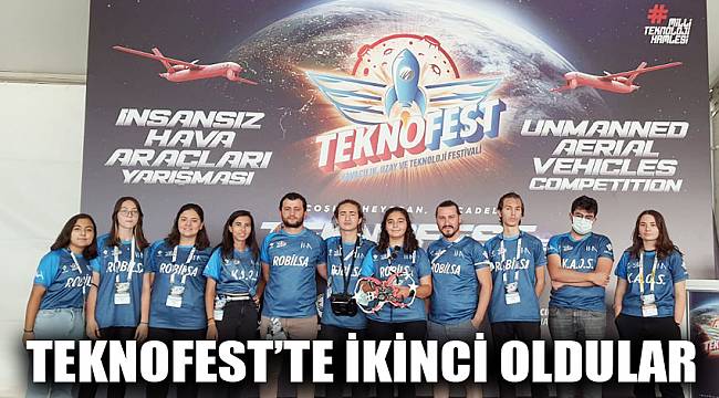 DUMLUPINAR SANAT MERKEZİ TEKNOFEST’TE İKİNCİ OLDU