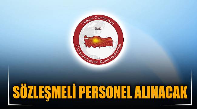 SÖZLEŞMELİ PERSONEL ALINACAK