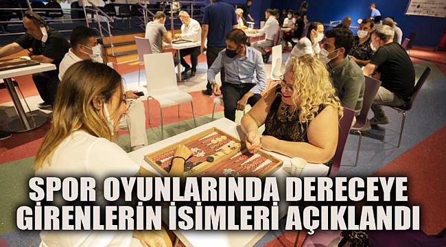 SPOR OYUNLARINDA DERECEYE GİRENLERİN İSİMLERİ AÇIKLANDI