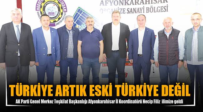 TÜRKİYE ARTIK ESKİ TÜRKİYE DEĞİL