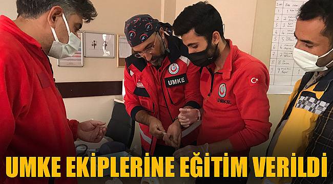 UMKE ekiplerine eğitim verildi