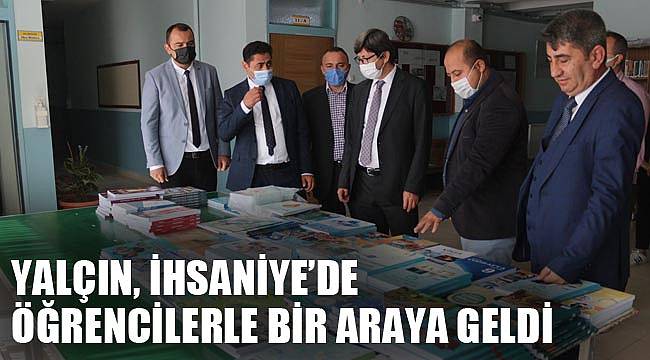 Yalçın, İhsaniye&#039;de öğrencilerle bir araya geldi