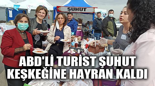 ABD'li turist Şuhut keşkeğine hayran kaldı