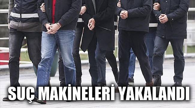 Afyonkarahisar’da suç makineleri yakalandı
