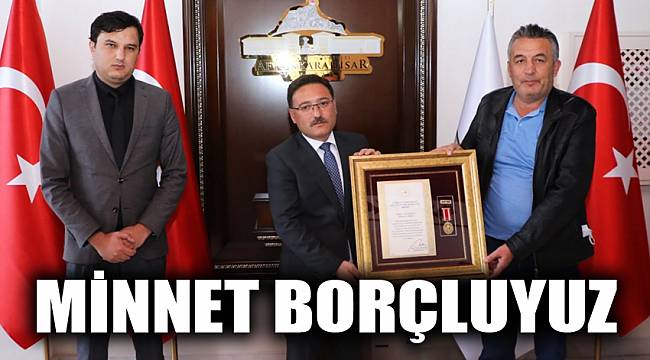 BÜYÜK BİR MİNNET BORÇLUYUZ