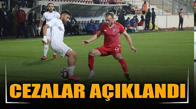 CEZALAR AÇIKLANDI