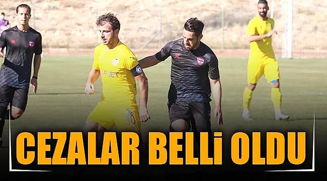 CEZALAR BELLİ OLDU