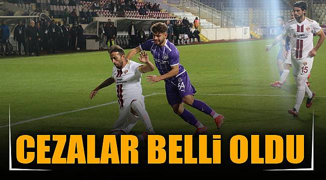 CEZALAR BELLİ OLDU