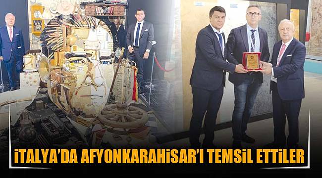 İTALYA’DA AFYONKARAHİSAR’I TEMSİL ETTİLER