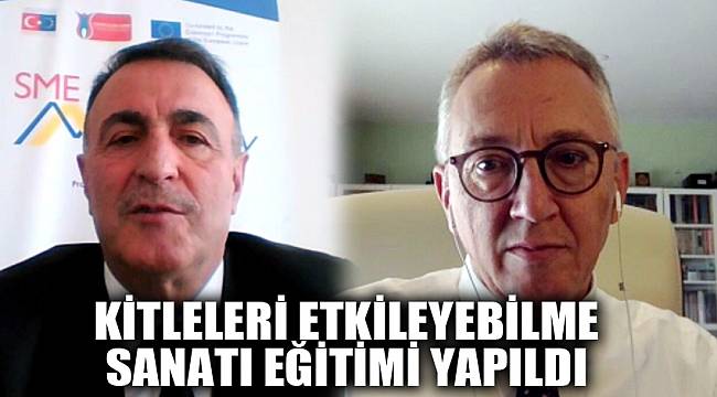 KİTLELERİ ETKİLEYEBİLME SANATI EĞİTİMİ YAPILDI