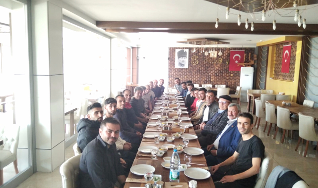 LİG ÖNCESİ YEMEKTE BİRARAYA GELDİLER