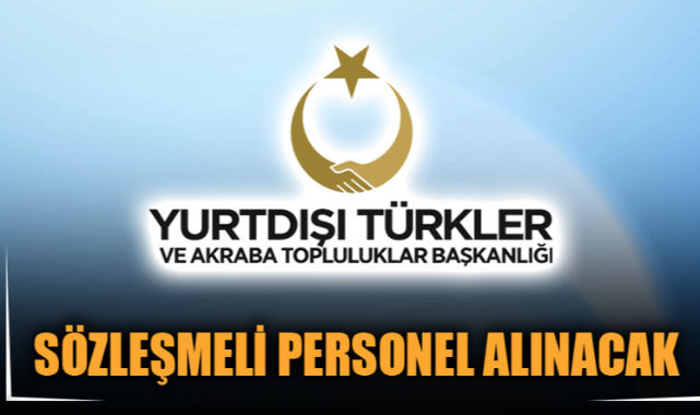 SÖZLEŞMELİ PERSONEL ALINACAK
