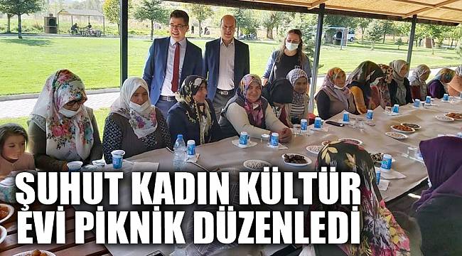 Şuhut Kadın Kültür Evi piknik düzenledi