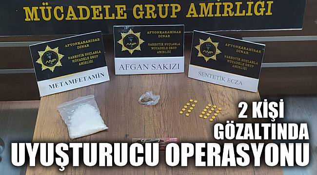Uyuşturucu operasyonunda 2 gözaltı