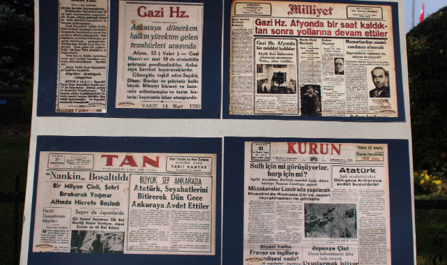VALİ ÇİÇEK, ATATÜRK FOTOĞRAF SERGİSİNE HAYRAN KALDI