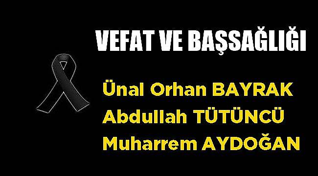 VEFAT & BAŞSAĞLIĞI